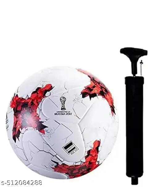 Premium Hand Stitched PVC WORLD CUP Russia Football Size-5 with PUMP