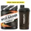 PowerLift Mass Gainer with Shaker (500gm Vanilla ) 20G Protein, 12G Carbs | Raw Whey from USA | For Lean Muscle Gain | With Digezyme Blend, added Multivitamins & Minerals