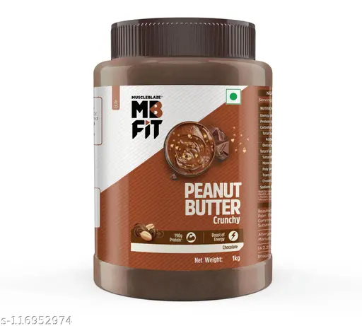 Chocolate Peanut Butter, 1 kg Crunchy #Peanut butter #protein peanut butter #high protein peanut butter #nut butter