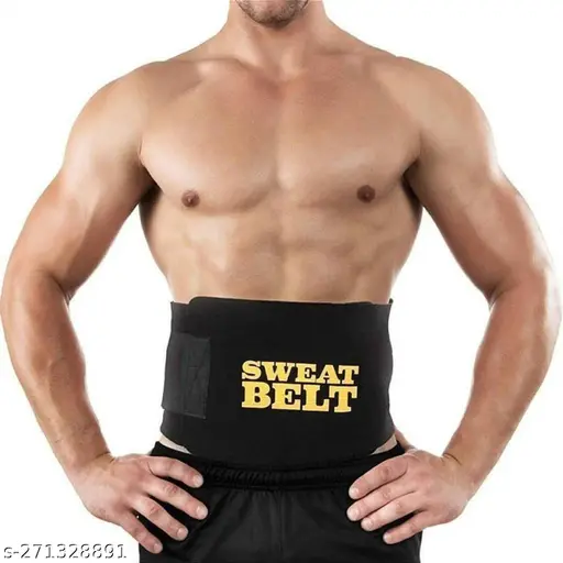 Weight lose belt fat lose belt pet kam karne ki belt patla hone ka belt sweat slim belt hot belt yoga belt ,exercise belt tummy trimmer belt for both men & women (Free size,Pack of 1 )