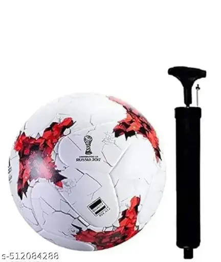 Premium Hand Stitched PVC WORLD CUP Russia Football Size-5 with PUMP