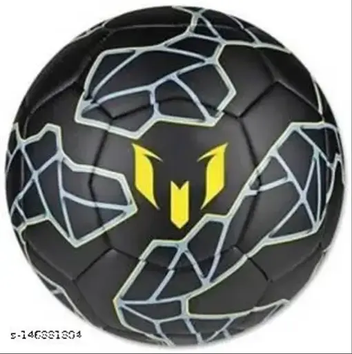 BLACK MESSI 3 PLY FOOTBALL SIZE 5